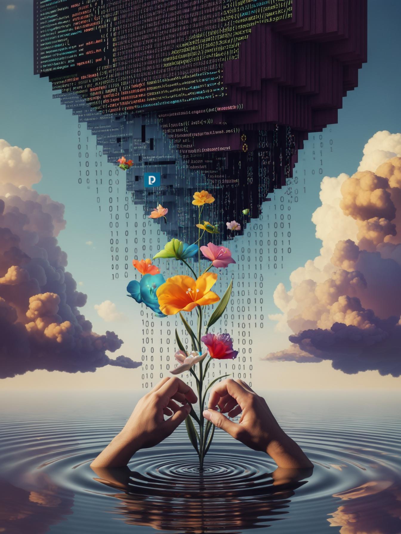 AI code generation tool automatically writing and debugging software code to accelerate development and optimize programming workflows